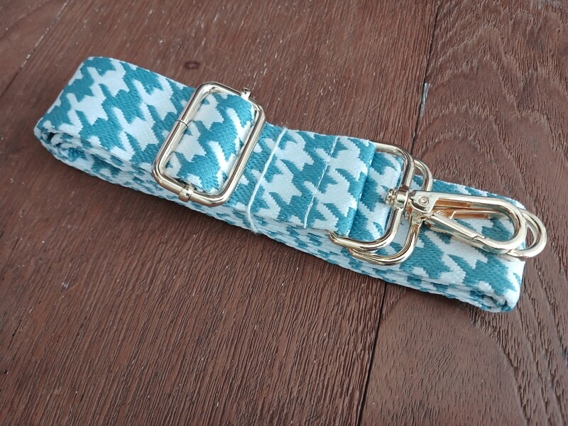 Hound&#39;s Tooth Blue Strap