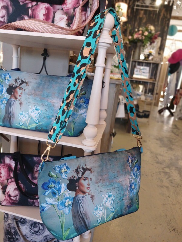 Turquoise &amp; Gold Strap