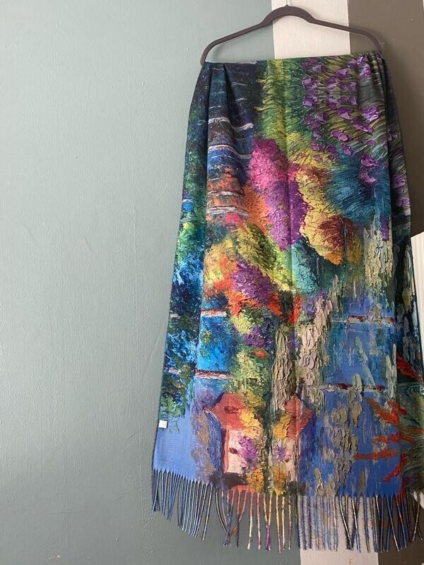 Frida in Blue Sky - Pashmina