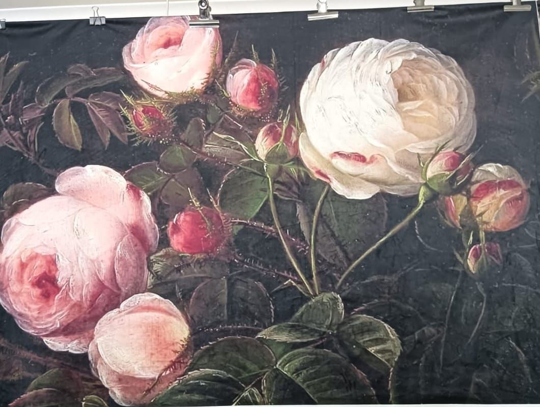 Peony Dream - Small Velvet Panel