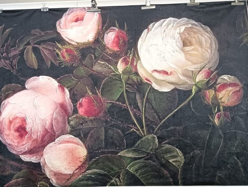 Peony Dream - Large Velvet Panel
