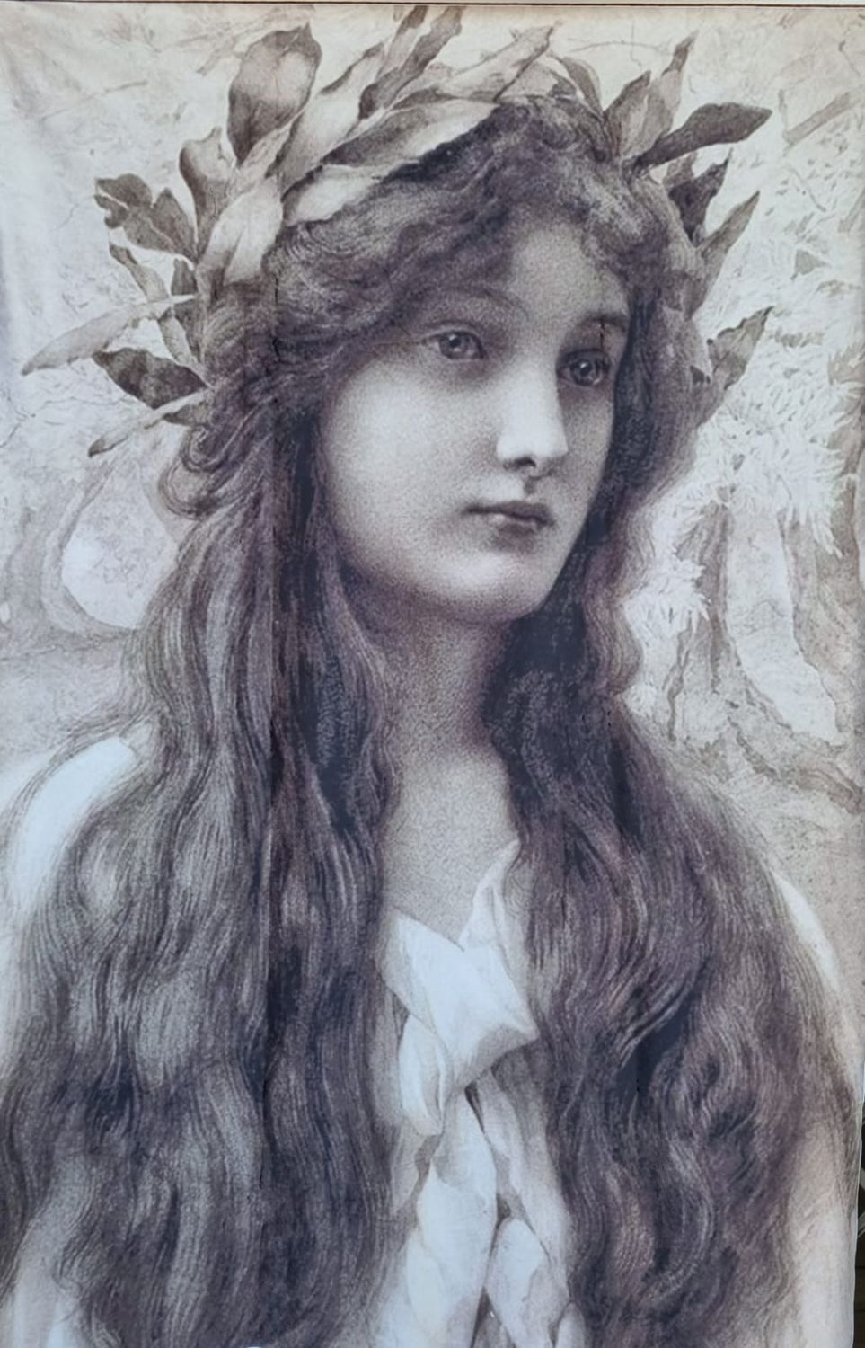 Laurel Lady - Large Velvet Panel