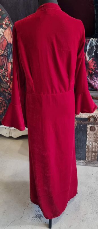Red - Victorian Velvet Coat
