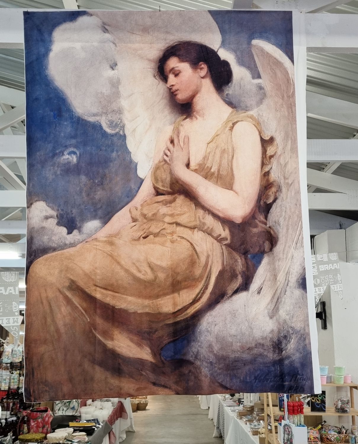 Angel in Heaven - Large Velvet Panel
