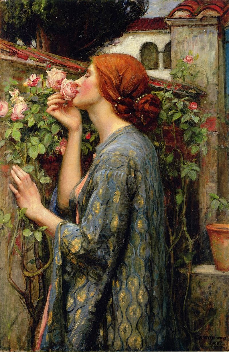 Smell the Roses Small Velvet Panel