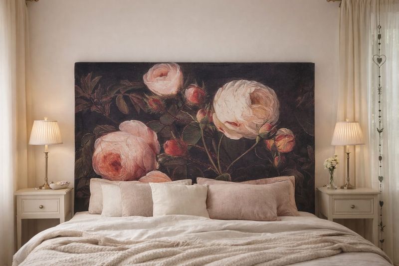 Peony Dream - Large Velvet Panel