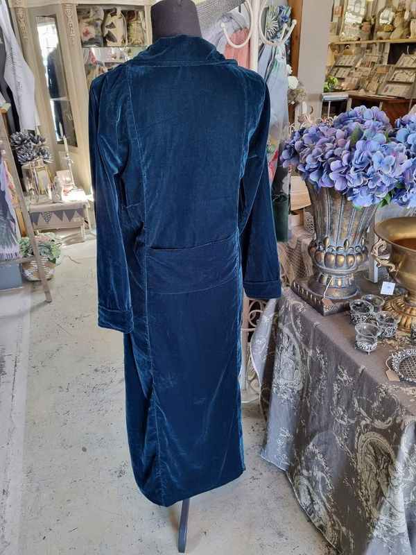 Teal - Velvet Coat