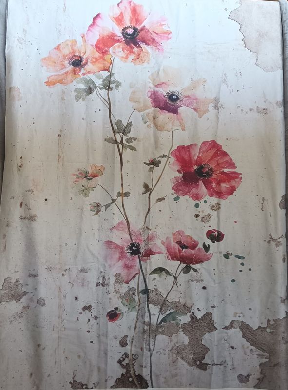 Dainty Flowers Small Velvet Panel