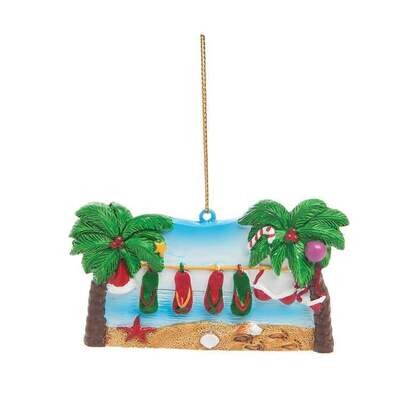 Flip On The Line Ornament