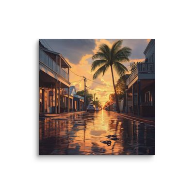 Key West Reflection Canvas Print