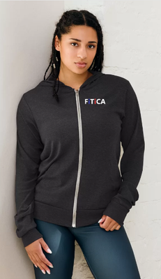 FiTiCA Full-Zip Performance Unisex zip hoodie
