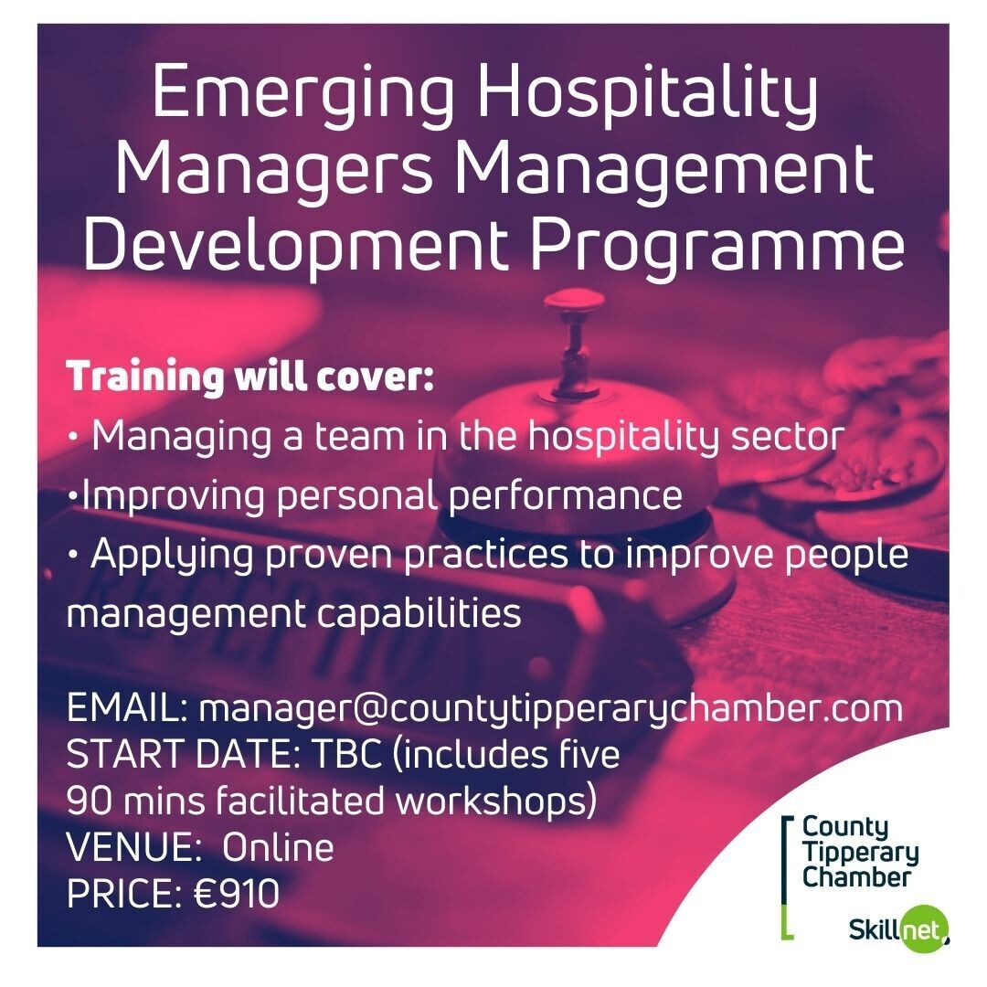 Emerging Hospitality Managers Management Development Programme