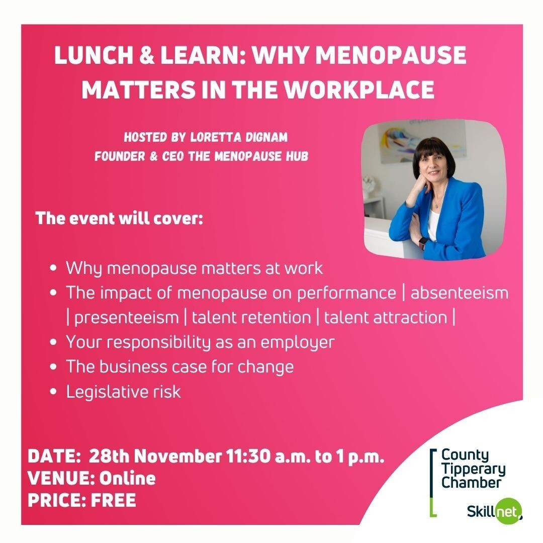 FREE LUNCH & LEARN: Why Menopause Matters in the Workplace