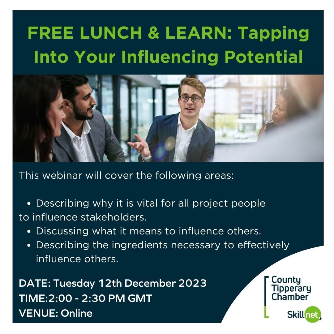 FREE LUNCH & LEARN: Tapping Into Your Influencing Potential