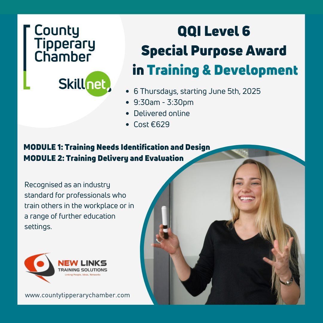 Special Purpose Award in Training &amp; Development QQI Level 6