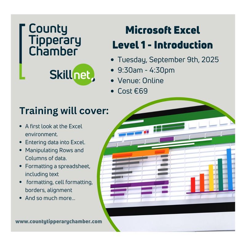 Microsoft Excel Level 1 Introduction