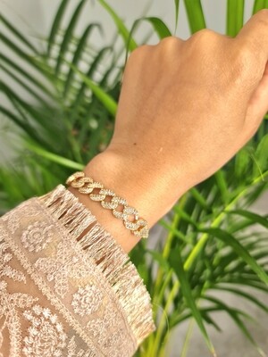 Gold Rope adjustable bracelet