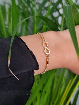 Infinity adjustable bracelet