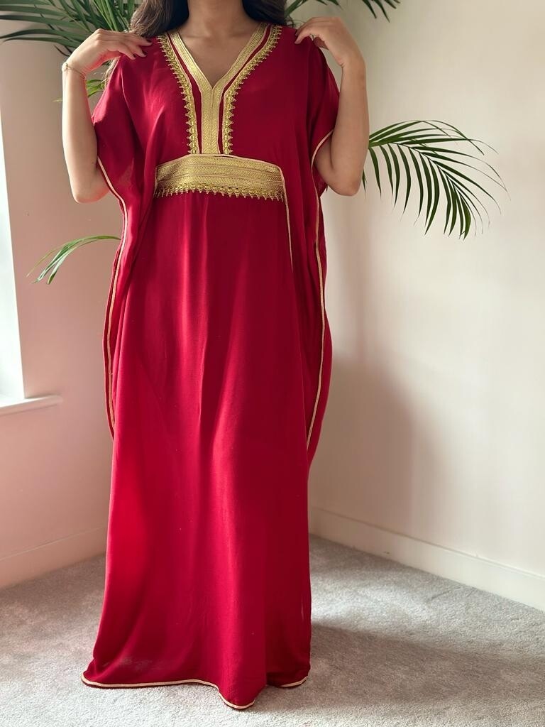 Moroccan Red Gandoura