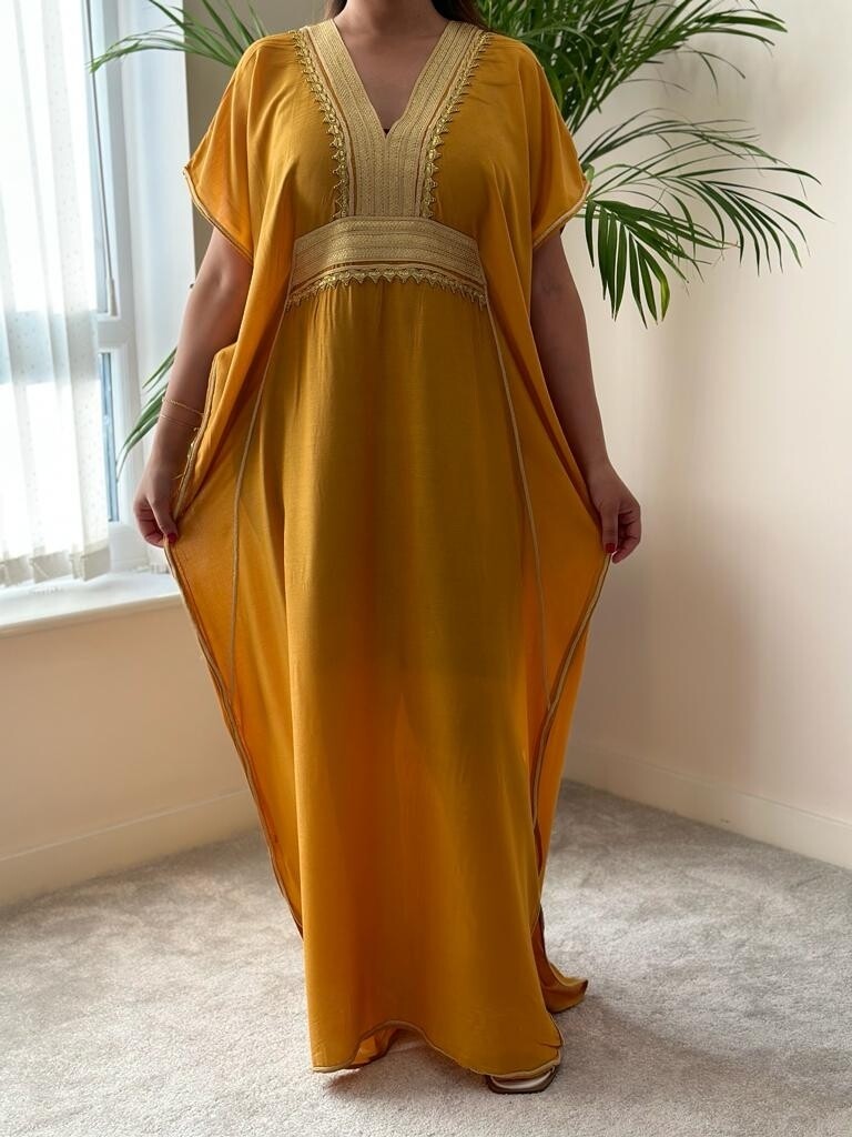 Moroccan Yellow mustard Gandoura