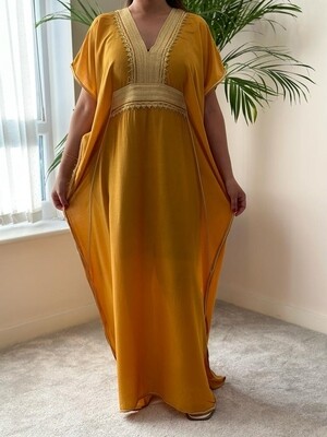 Moroccan Yellow mustard Gandoura