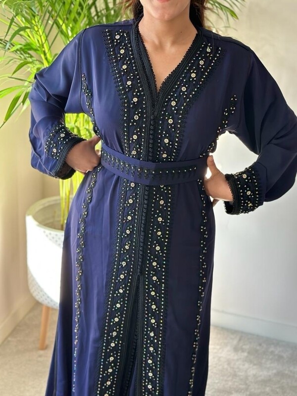 Takchita in Midnight Blue with matching Belt