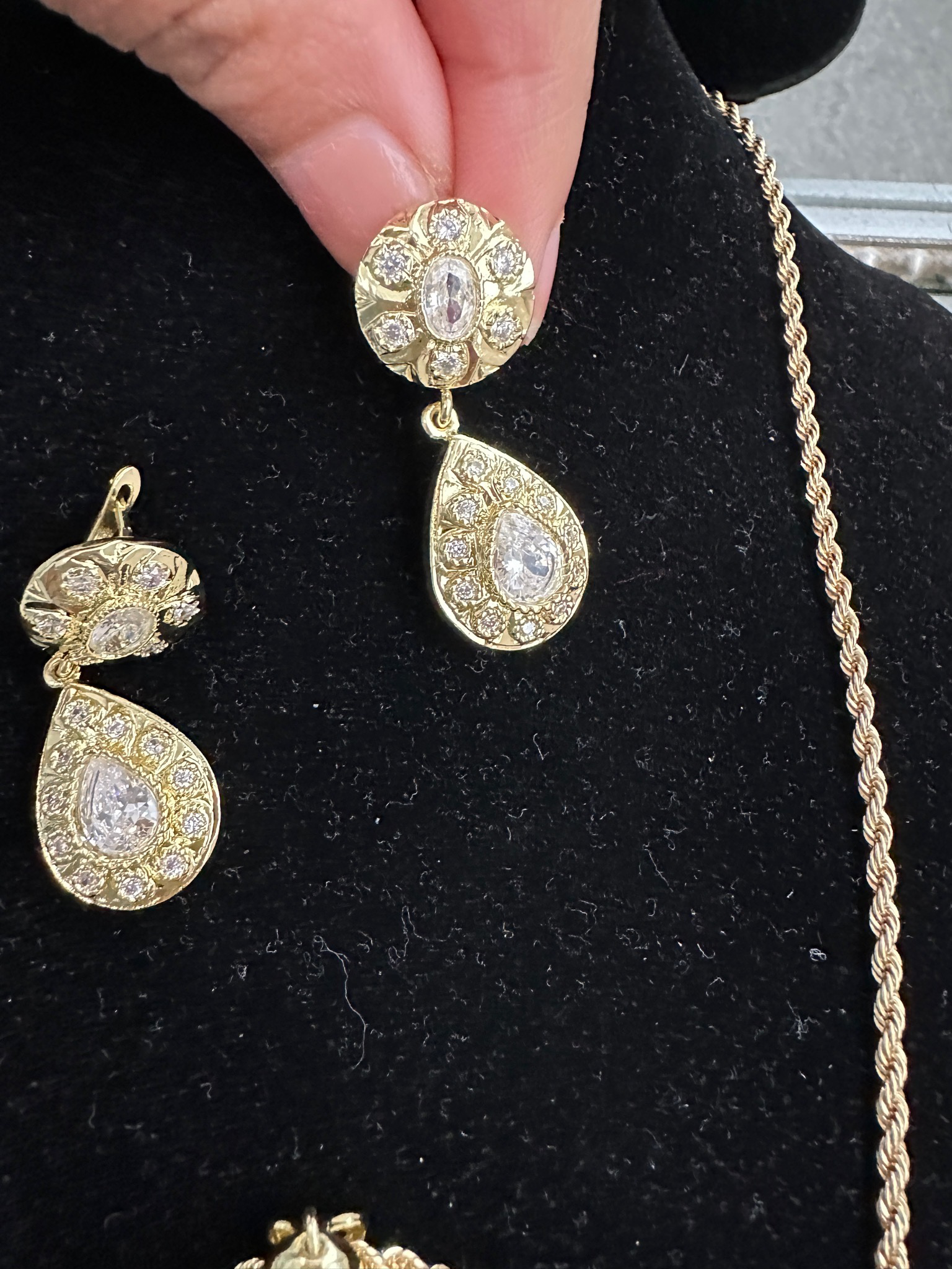 Traditional Moroccan Necklace And Earrings -Set