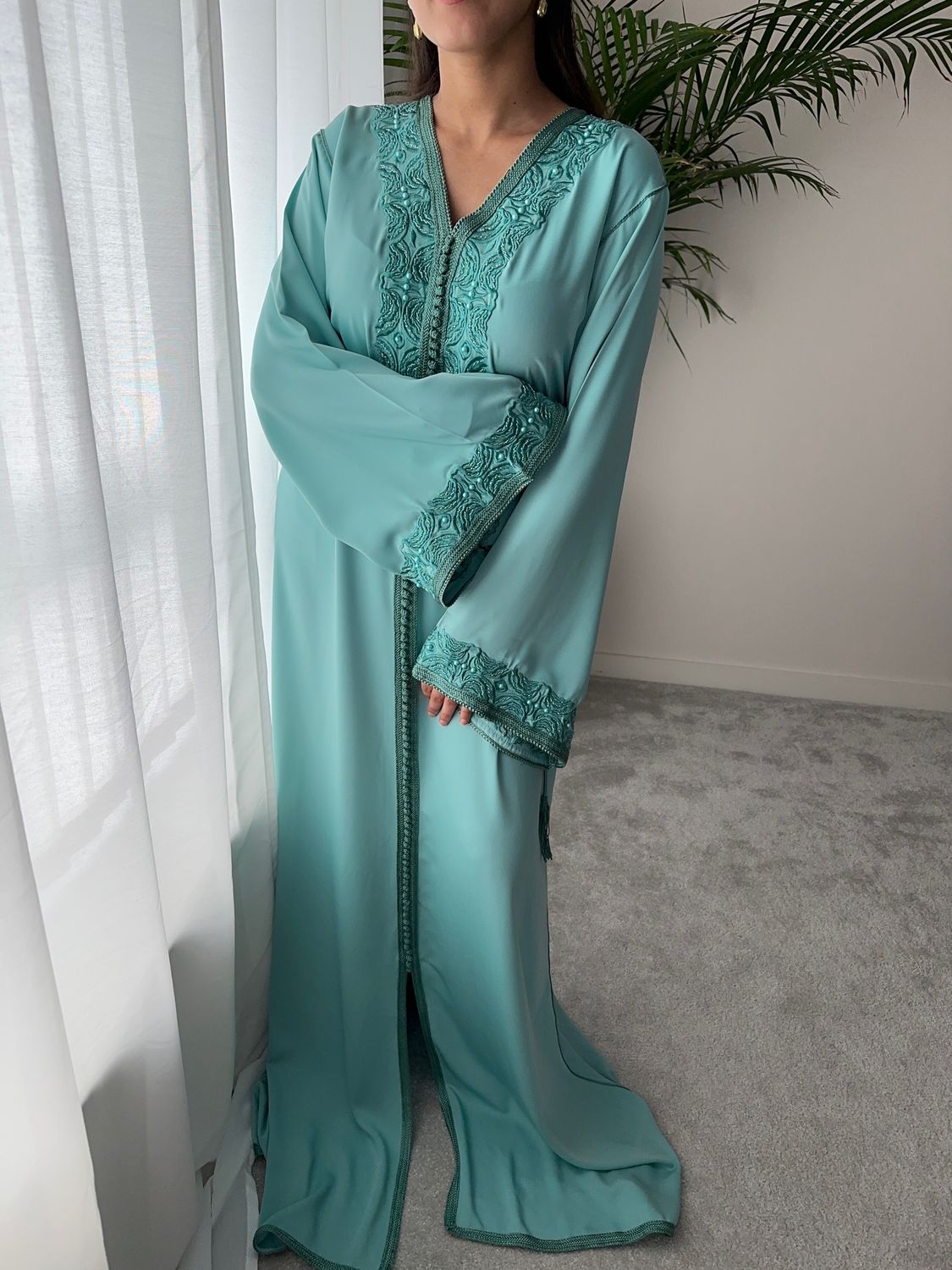 Kaftan Hareem in Wild Mint