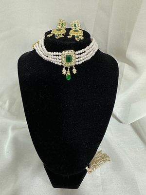 Traditional Moroccan Necklace-Earrings Set