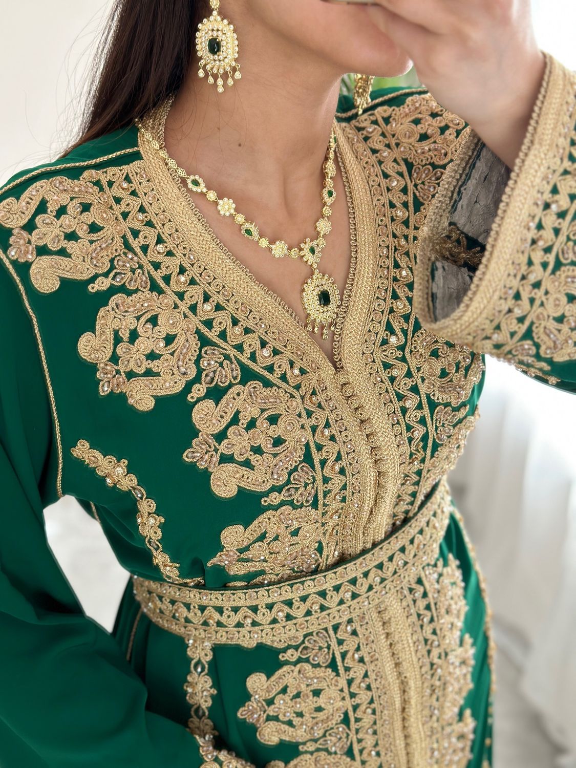 Moroccan Necklace-Earrings Set