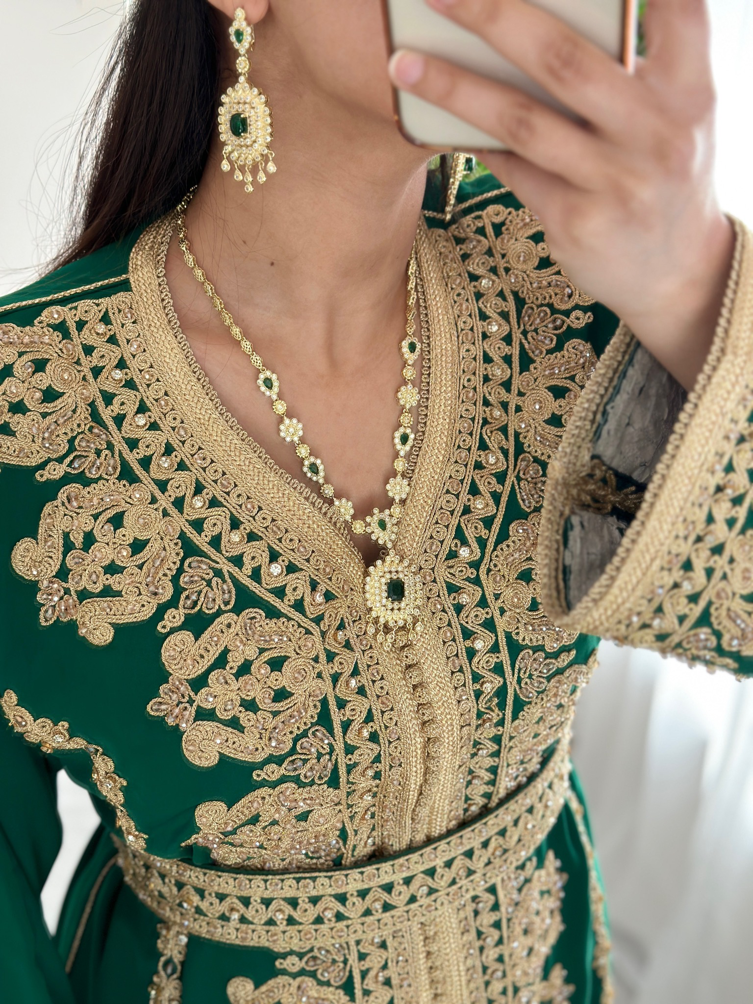 Moroccan Necklace-Earrings Set