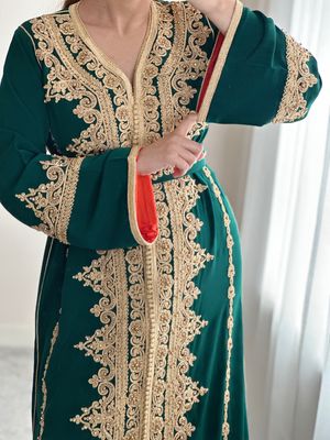 Kaftan AMAR in Green