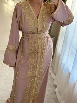 Kaftan AHLAM in Pink Nude