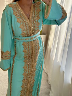 Kaftan AHLAM in Vivid Blue Sky