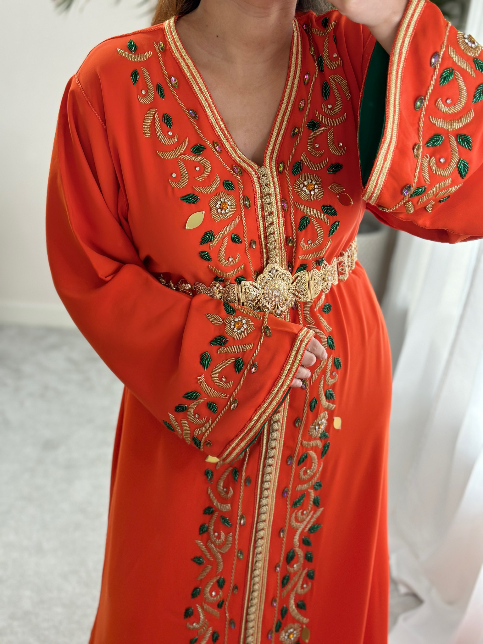Kaftan Rayhan in Orange