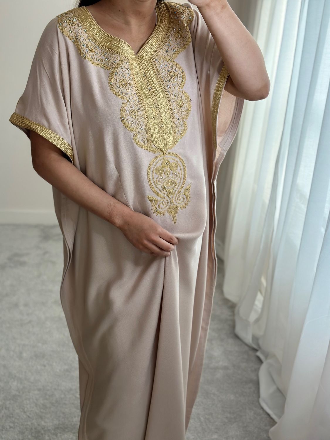 Premium Gandoura In Nude