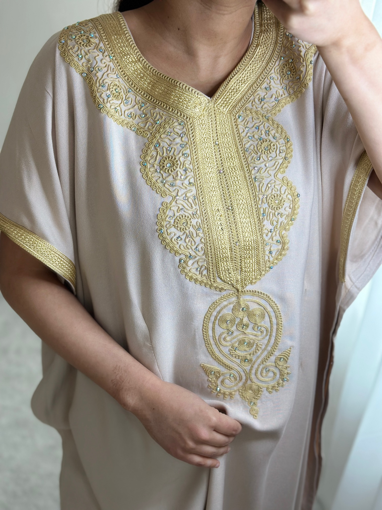 Premium Gandoura In Nude