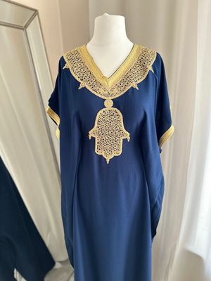 Premium Gandoura In Navy Blue