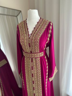 Kaftan Leyla In Deep Pink