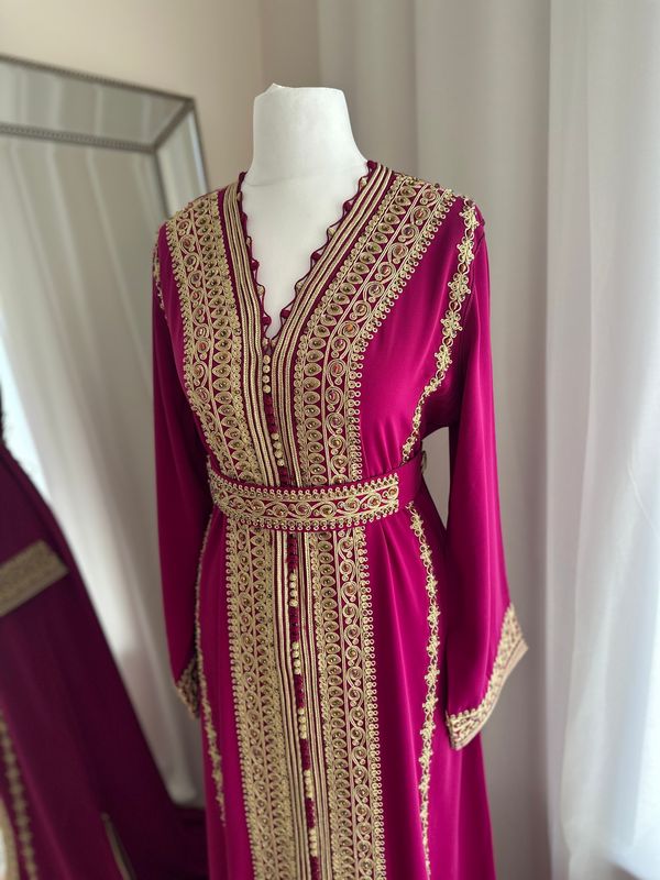 Kaftan Leyla In Deep Pink