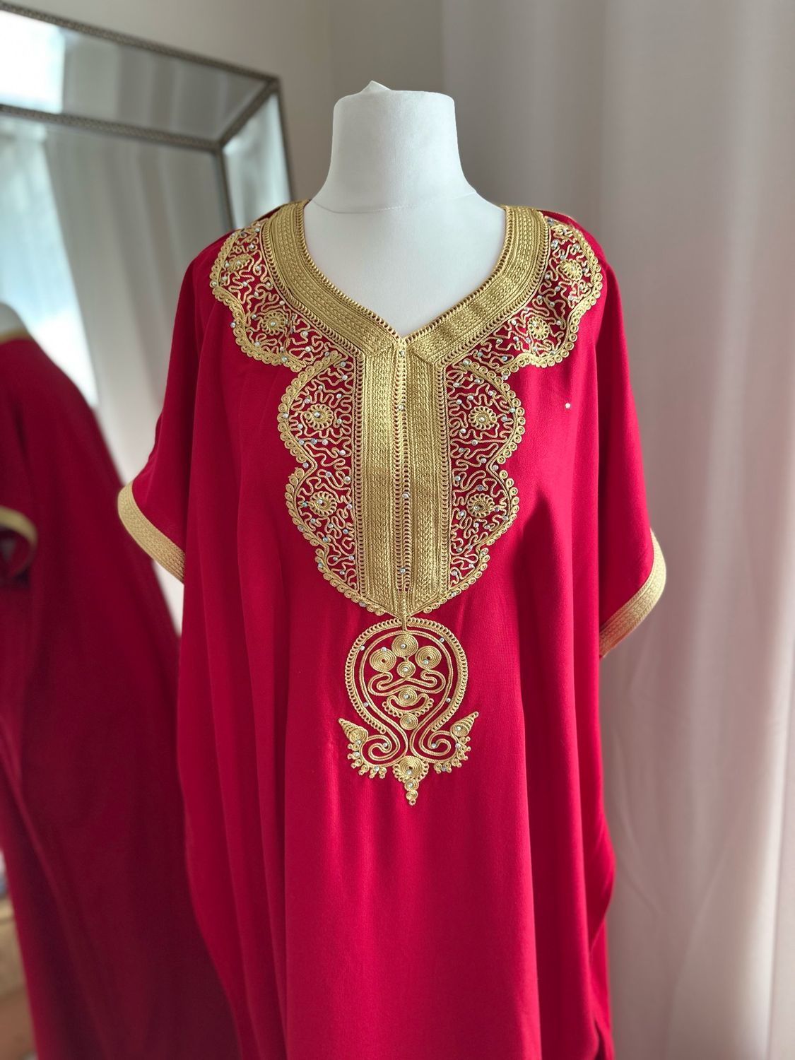Premium Gandoura In Red