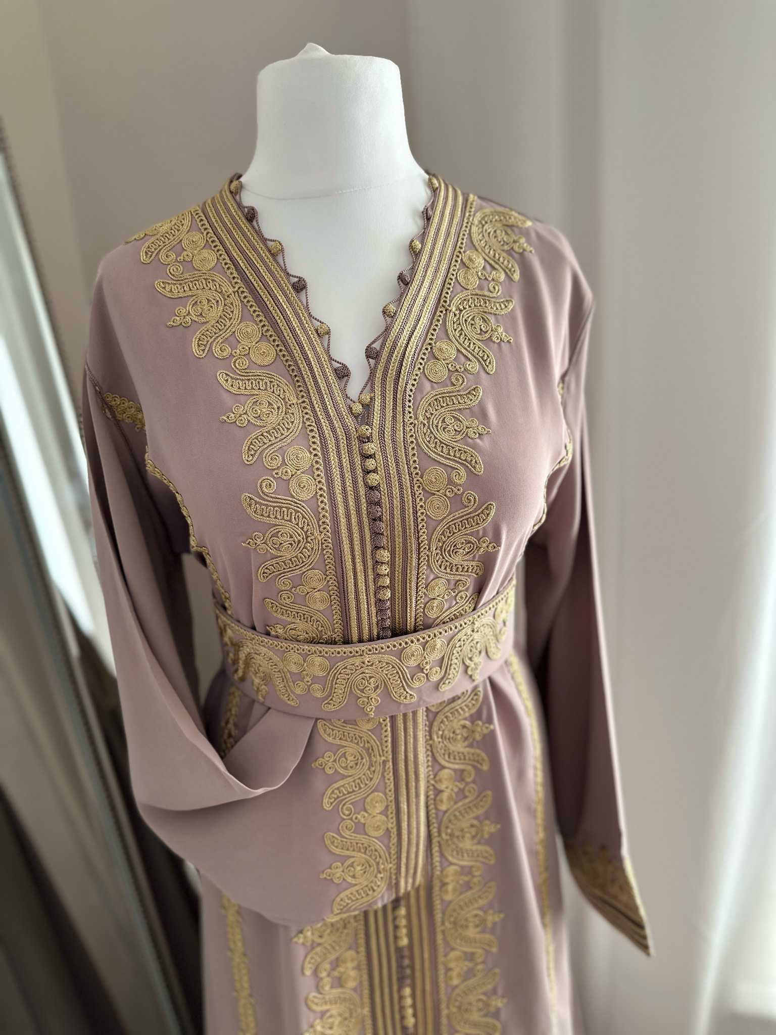 Kaftan HAJAR In Light Nude