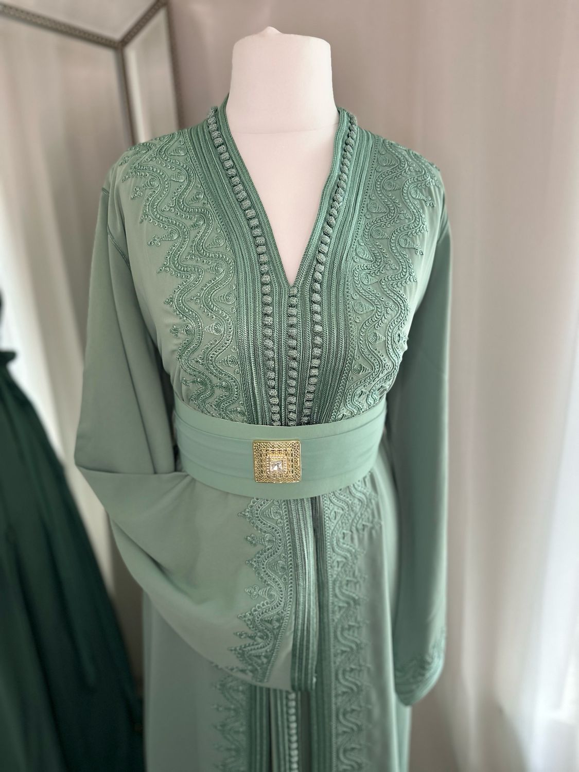 Takchita Hareem In Sage Green