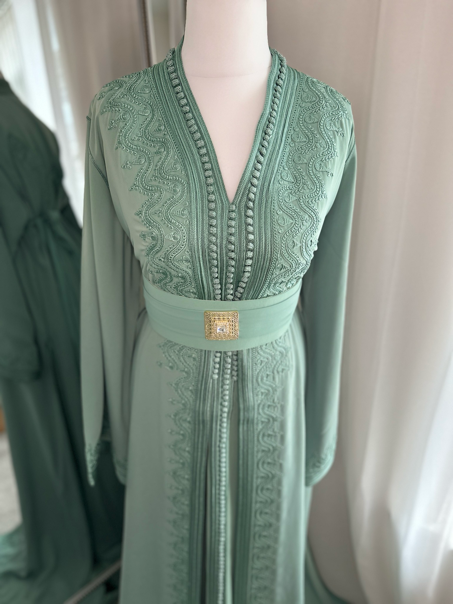 Takchita Hareem In Sage Green