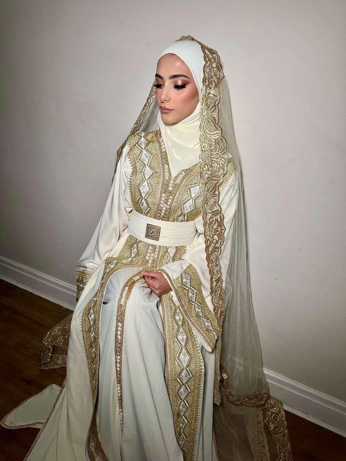 Bridal White Takchita