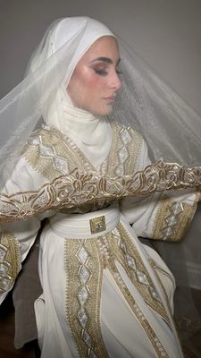 Bridal White Takchita