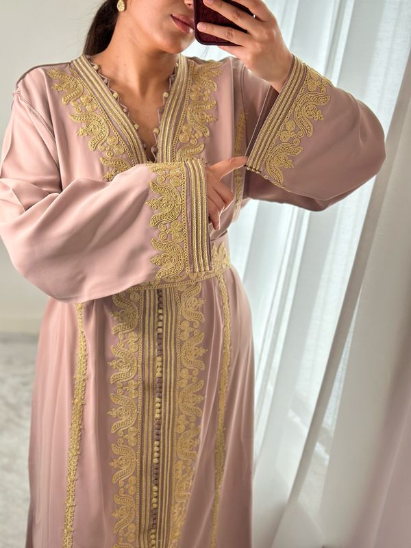 Kaftan HAJAR In Light Nude