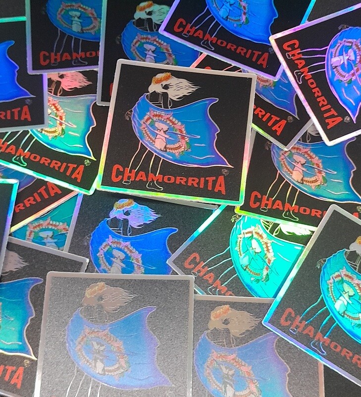 CHAMORRITA HOLOGRAPHIC STICKER