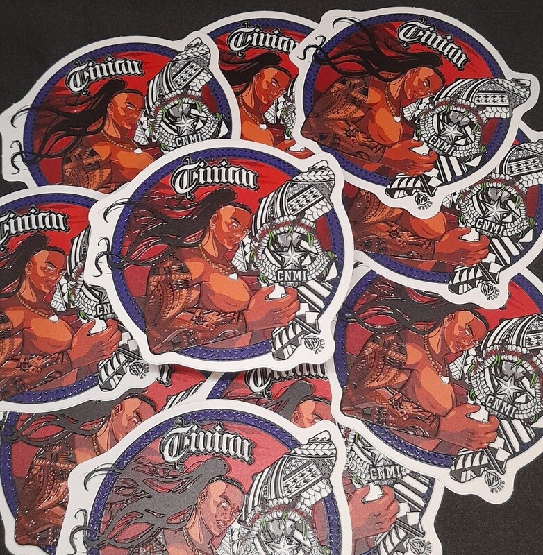 TINIAN RAISED TEXTURE STICKER