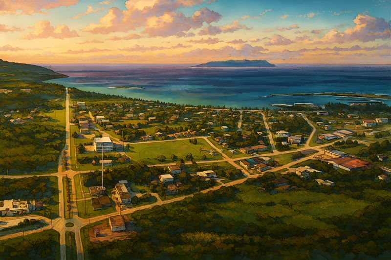 SAN JOSE VILLAGE, TINIAN - MINI PRINT